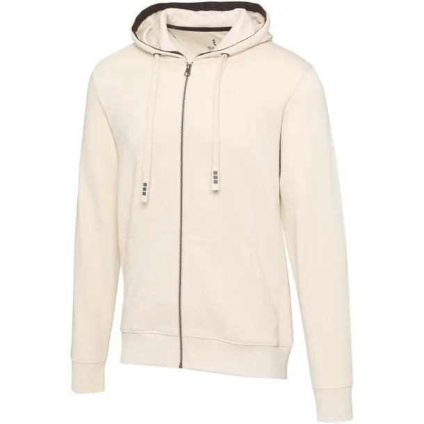 Arora hooded full zip sweater - Elevate Life Sandstone