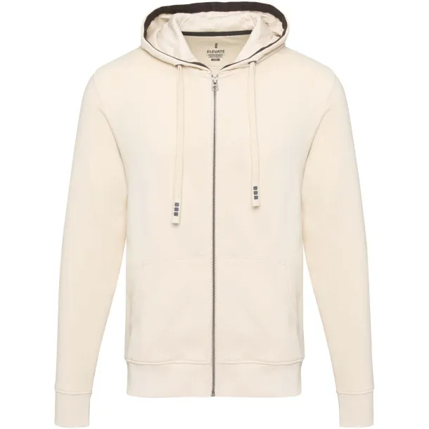 Arora hooded full zip sweater - Elevate Life Sandstone