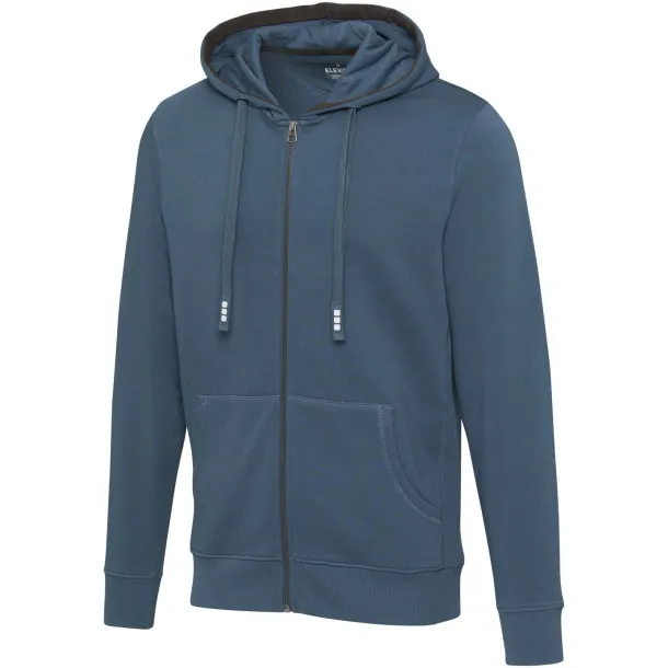 Arora hooded full zip sweater - Elevate Life Hale Blue