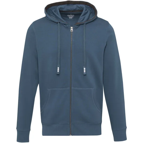 Arora hooded full zip sweater - Elevate Life Hale Blue