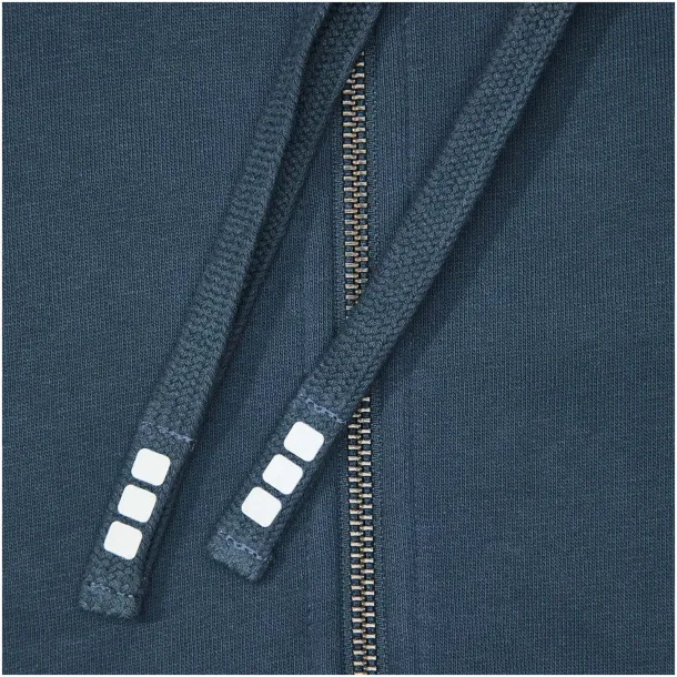 Arora hooded full zip sweater - Elevate Life Hale Blue
