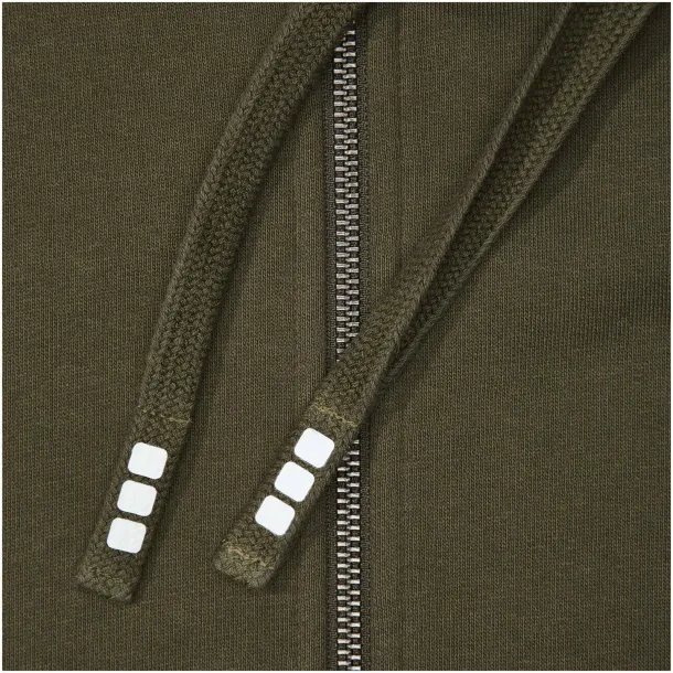 Arora hooded full zip sweater - Elevate Life Forest Green2
