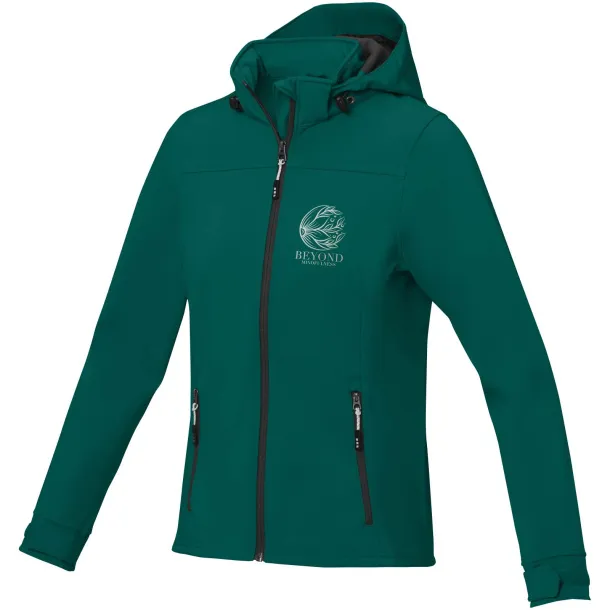 Langley ženska softshell jakna - Elevate Life Šumski zelena
