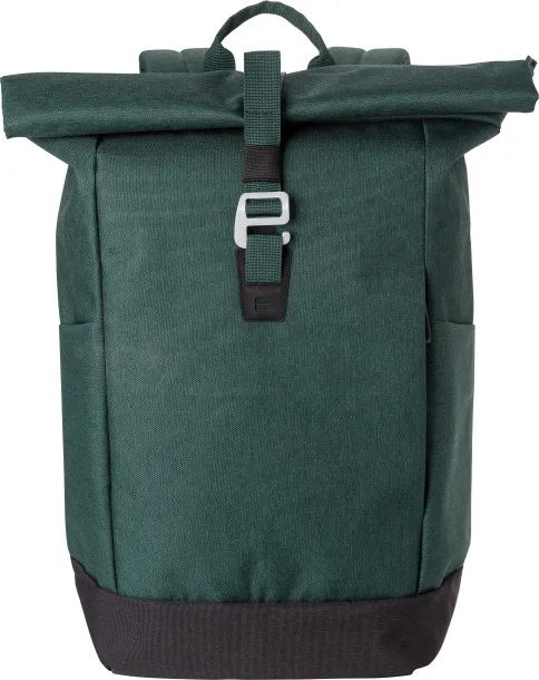 Oberon rolltop ruksak od poliestera (600D) Zelena