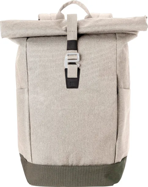 Oberon rolltop ruksak od poliestera (600D) beige