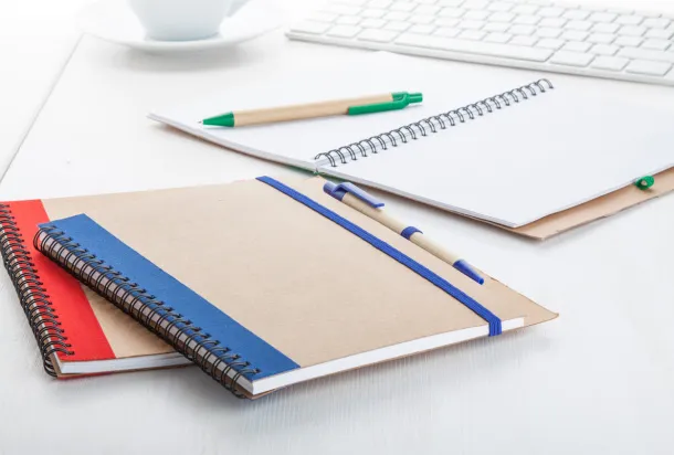 Platanus A5 notebook Dark blue Natural
