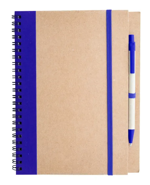 Platanus A5 notebook Dark blue Natural