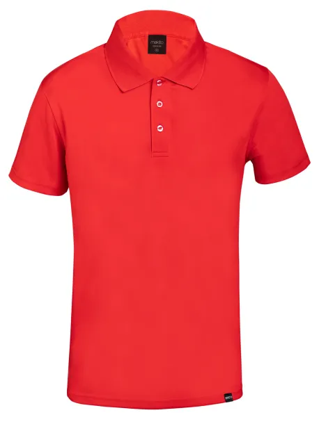 Noran RPET polo shirt Red