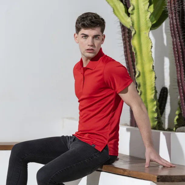 Noran RPET polo shirt Red