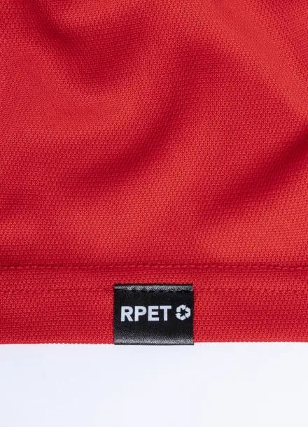 Noran RPET polo majica kratkih rukava, 180 g/m² Crvena
