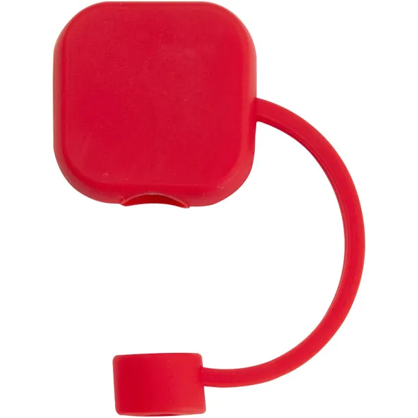 Sip silicone straw cover Red