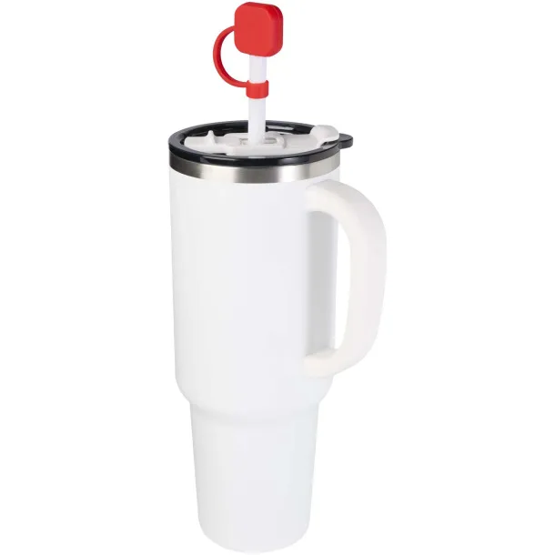 Sip silicone straw cover Red