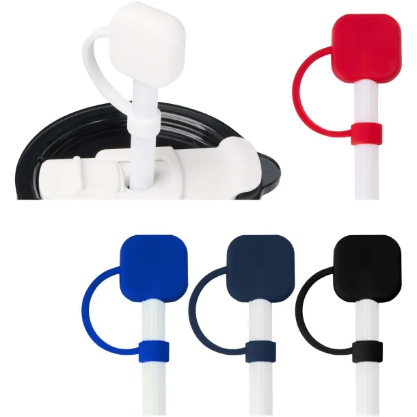 Sip silicone straw cover Solid black