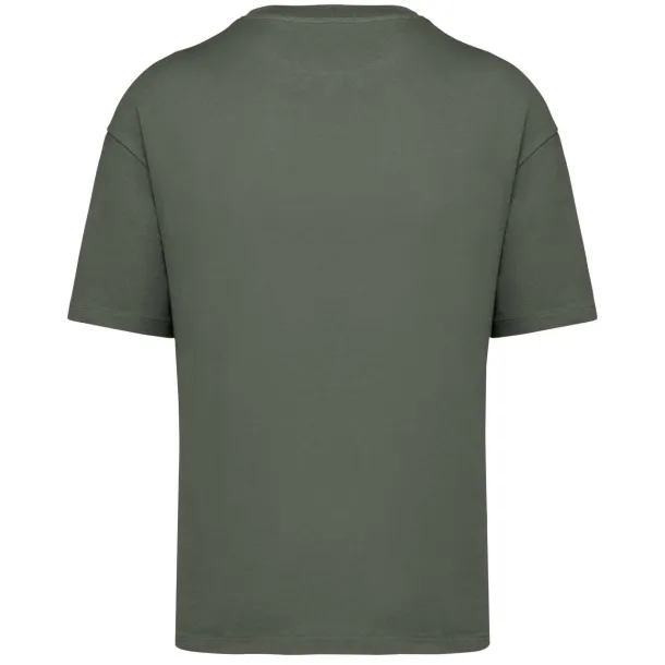  Muška predimenzionirana kratka majica - Native Spirit Dark Khaki Heather