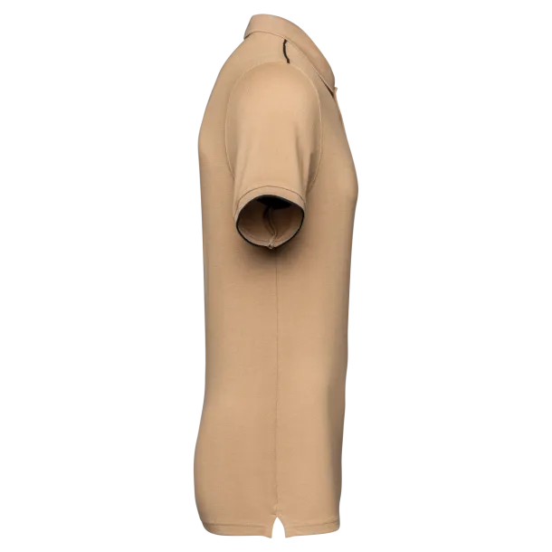  Muška polo majica kratkih rukava - Designed To Work Camel Crna