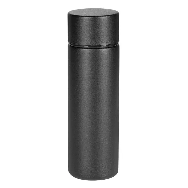 DOPPIO metal travel mug Black