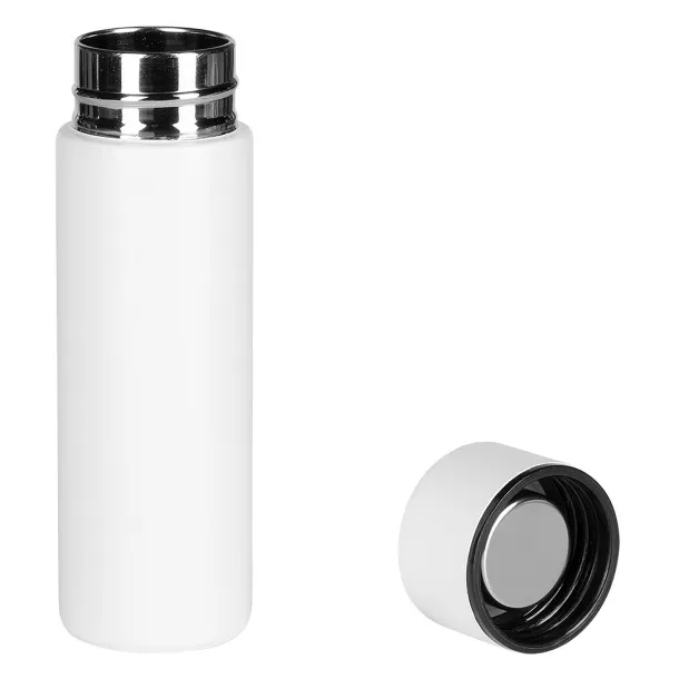 DOPPIO metal travel mug White