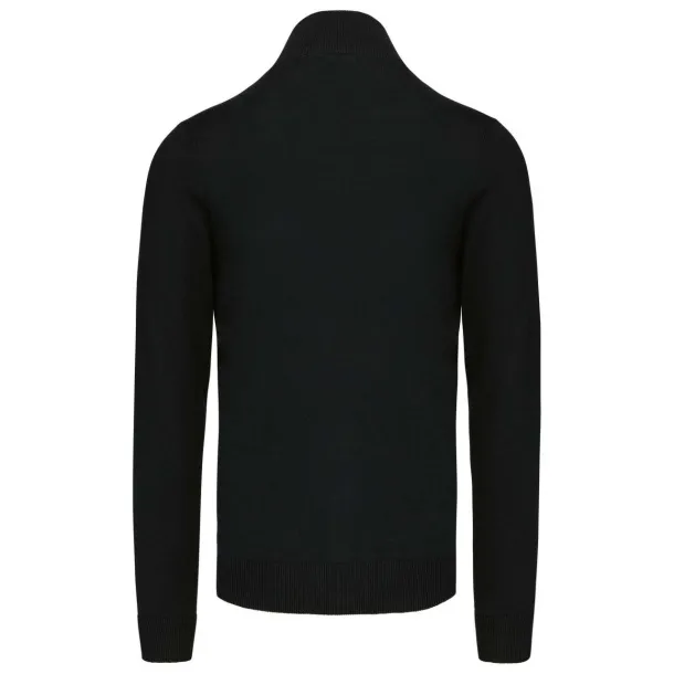  MEN'S ZIP NECK JUMPER - Kariban Black