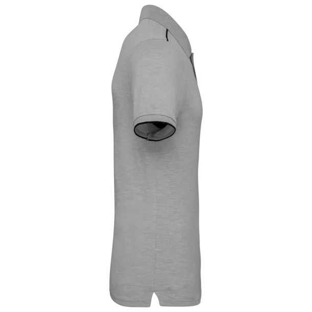  Muška polo majica kratkih rukava - Designed To Work Oxford Grey Crna