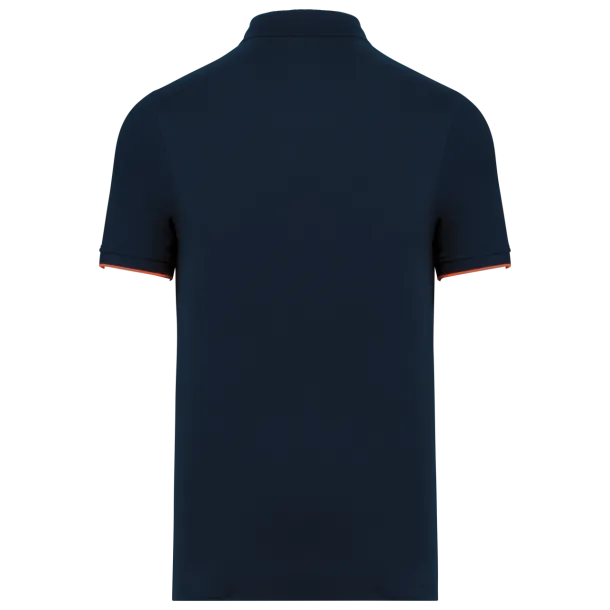  Muška polo majica kratkih rukava, 220 g/m2 - Designed To Work Mornarsko plava Fluorescent Orange