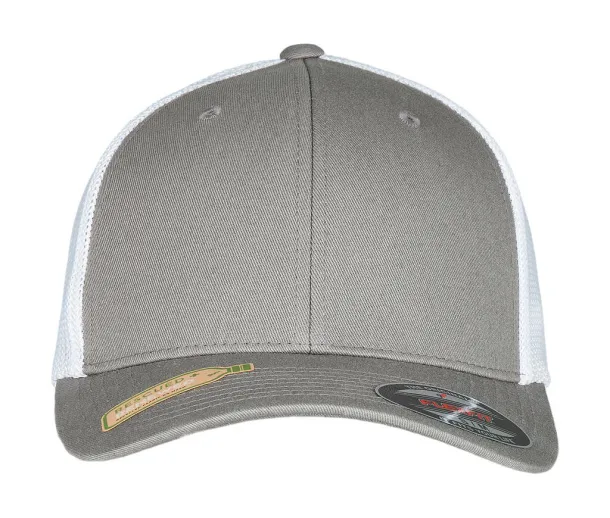 Flexfit Trucker Recycled Mesh - Flexfit Siva Bijela