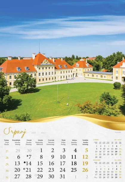  "MOJA ZLATNA SLAVONIJA i BARANJA"  color calendar Color
