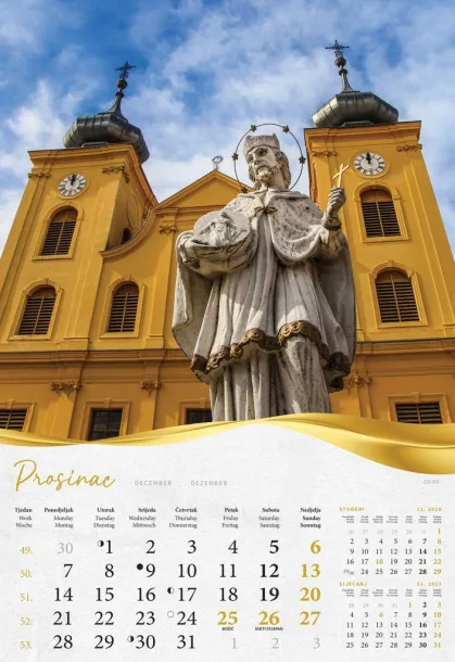  "MOJA ZLATNA SLAVONIJA i BARANJA"  color calendar Color