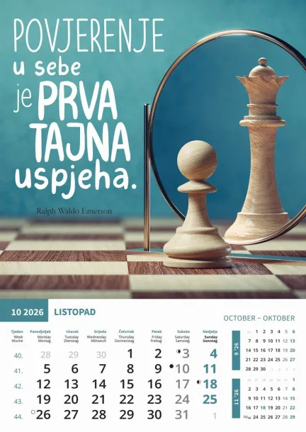  "MOTIVACIJSKI KALENDAR" color kalendar Color