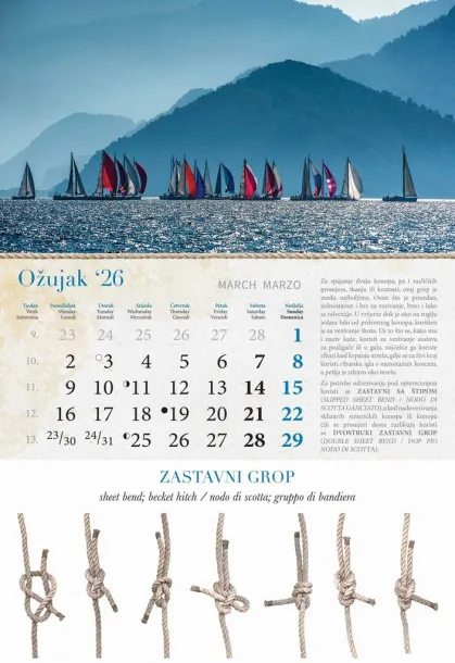  "GROPOVI" color calendar Color