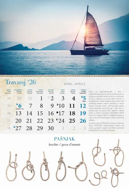  "GROPOVI" color calendar Color