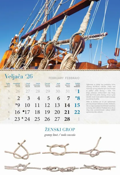  "GROPOVI" color calendar Color