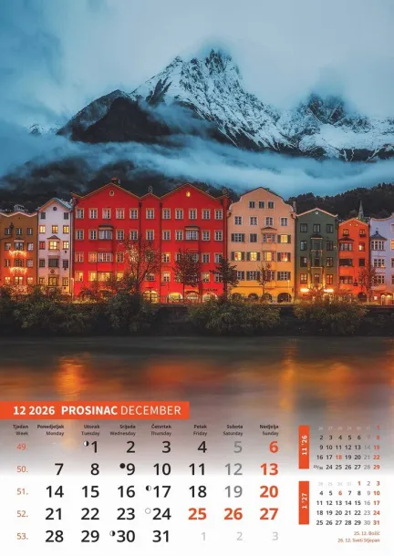  "IGRE BOJA" color calendar Color