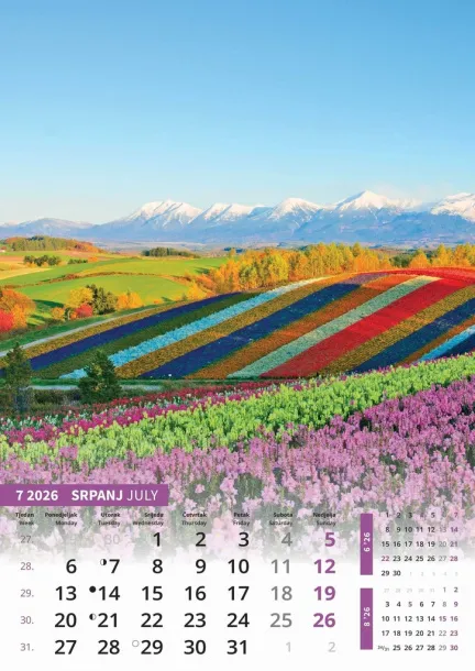  "IGRE BOJA" color calendar Color