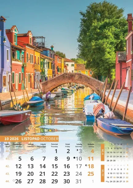  "IGRE BOJA" color calendar Color
