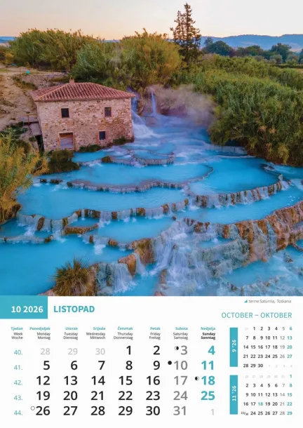  "BISERI SVIJETA" color kalendar Color