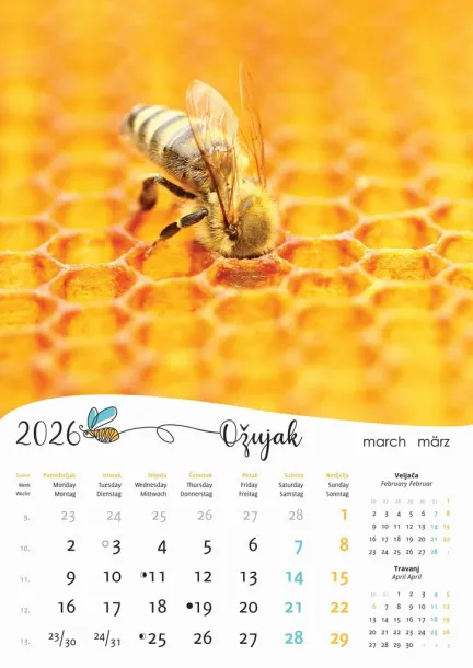 "PČELE" color kalendar Color