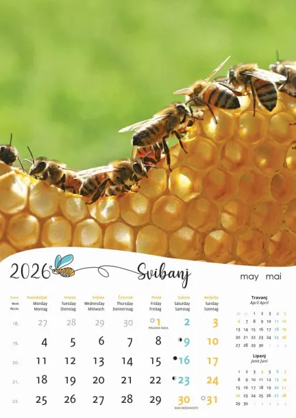  "PČELE" color kalendar Color