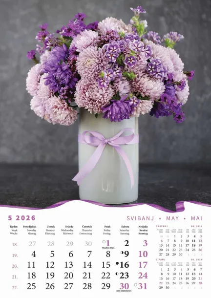  "BUKETI" color calendar Color