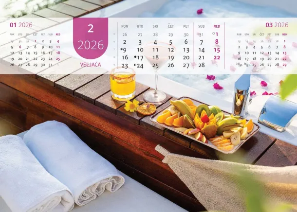 "JUST RELAX" color kalendar Color