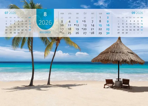  "JUST RELAX" color kalendar Color