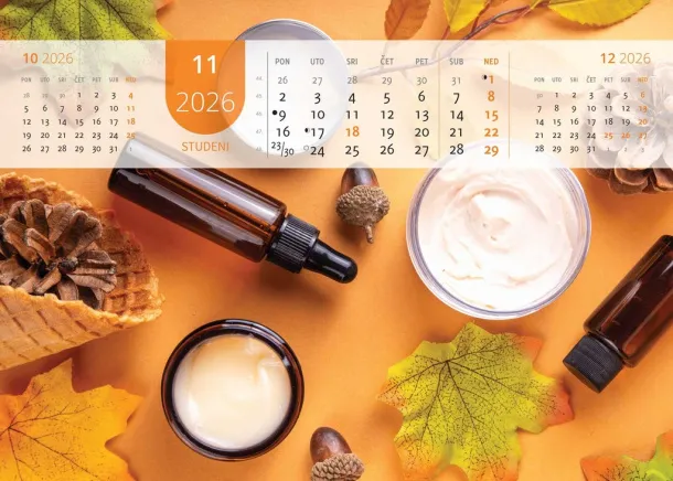  "JUST RELAX" color kalendar Color