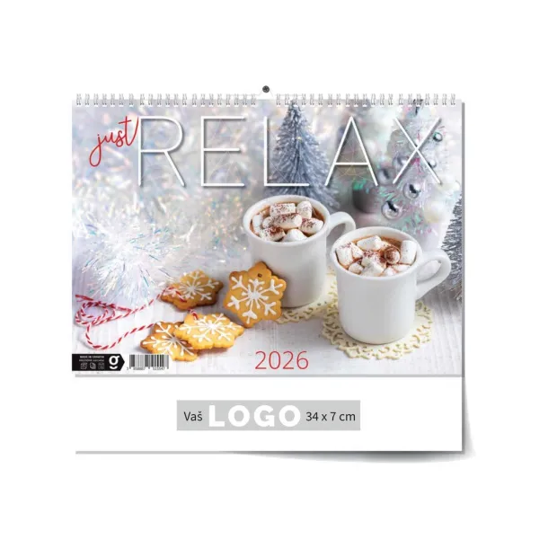  "JUST RELAX" color kalendar Color