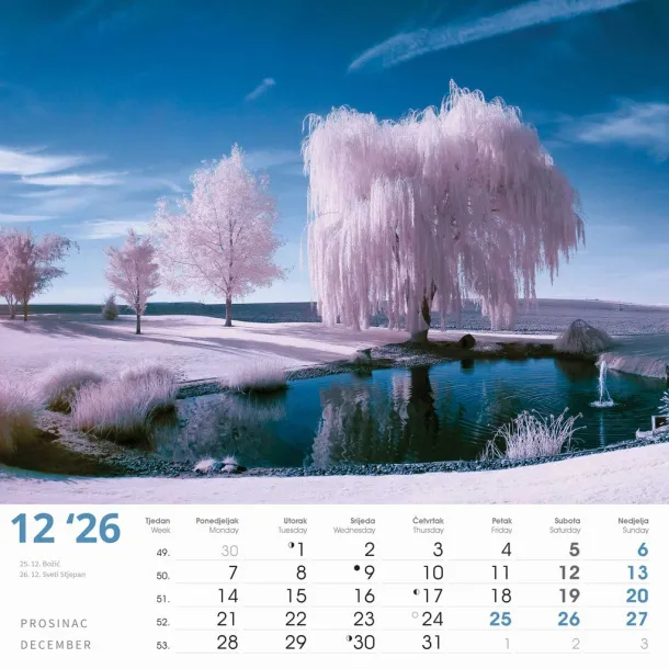  "ČARI PRIRODE" color kalendar Color
