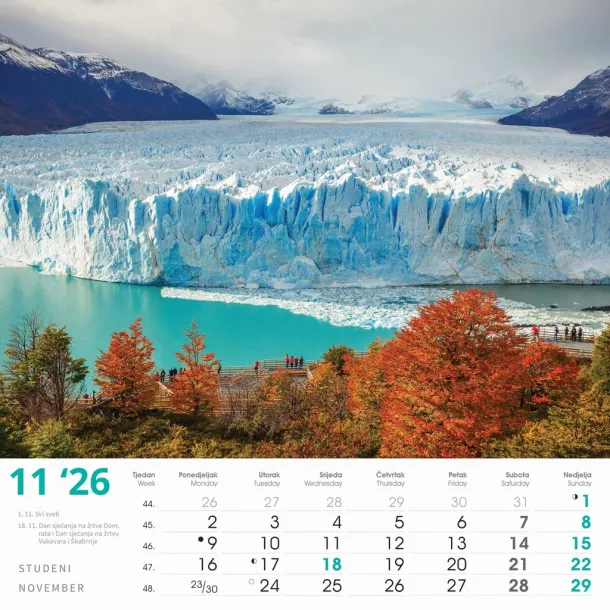  "ČARI PRIRODE" color calendar Color