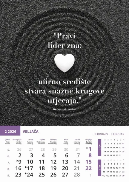  "MOTIVACIJSKI KALENDAR" color kalendar Color