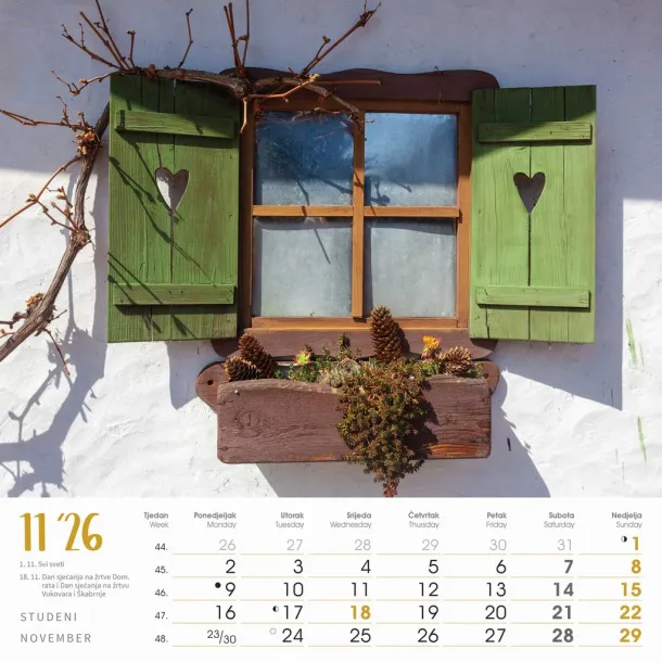  "SEOSKA IDILA" color kalendar Color
