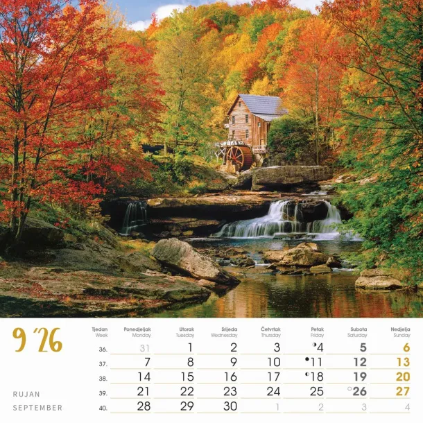  "SEOSKA IDILA" color kalendar Color