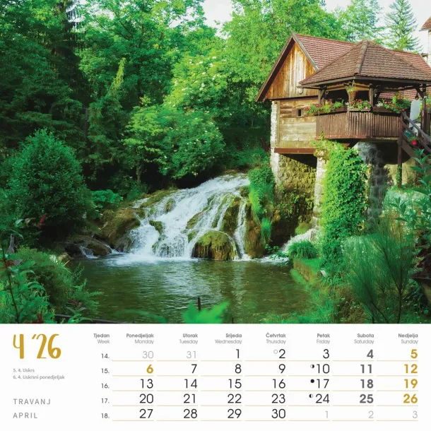  "SEOSKA IDILA" color kalendar Color