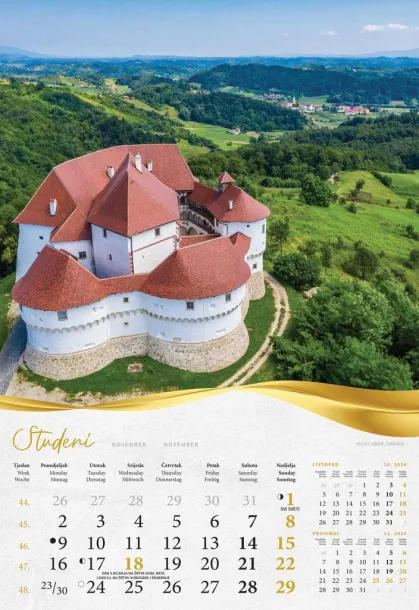  "BAJKOVITO ZAGORJE I MEĐIMURJE" color kalendar Color