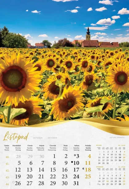  "BAJKOVITO ZAGORJE I MEĐIMURJE" color calendar Color